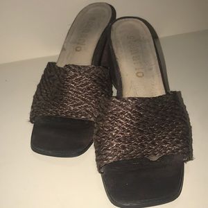 Scenario weave brown sandal
